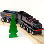 Dřevěná replika lokomotivy Black 5 engine Bigjigs Rail