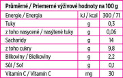 Kapsička Smoothie NUTRI-MUNE ovocná bezlepková s cereáliemi 6m+ Jablko a banán
