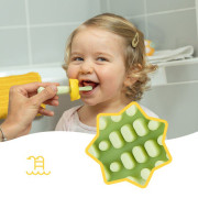 Silikonový zubní kartáček 3 v 1 Badabulle