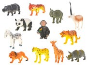 Zvířátka safari 7-12 cm 12 ks