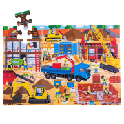Podlahové puzzle Staveniště 48 dílků Bigjigs Toys