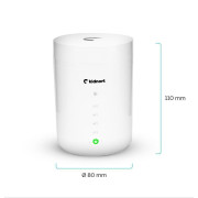 Ohřívač mléka Dromme bílý Kidnort