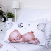 Povlečení do postýlky Medvídek Ribbon 100 x 135, 40 x 60 cm Jerry Fabrics