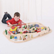 Vláčkodráha Depo Bigjigs Rail