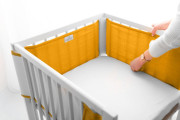 Mušelínový mantinel do postýlky Bump Air 180 x 30 cm Babymatex