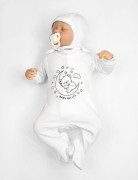 Soupravička do porodnice 6D Medvídek na měsíčku Baby Nellys
