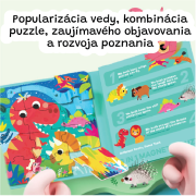 Magnetické svítící puzzle 3v1 Dinosauři Jarmelo
