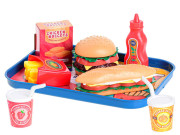 Fast food set s podnosem 26 x 19 cm 26 ks