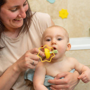 Silikonový zubní kartáček 3 v 1 Badabulle