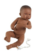 New Born holčička 45004 Llorens - realistická panenka miminko 45 cm