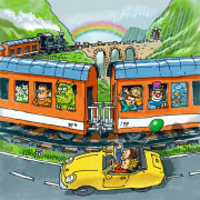 Mini hra pro děti Čarodějnický duel ABC Haba