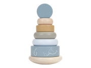 Nasazovací kroužky dřevěné Ocean Blue Little Dutch