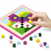 Pixel II kouzla - dřevěná mozaika Cubika 2. JAKOST