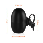 Houpadlo kočárku přenosné Bobby nabíjecí Matt Black Zopa