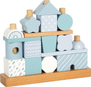 Nasazování na tyč Domeček modrý small foot 