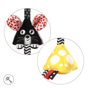 Závěsná kontrastní hračka Mouse Baby Ono