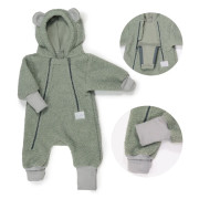 Rostoucí zimní kombinéza Teddy fleece double Olive Esito