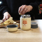 Foöd Termoska na jídlo se lžičkou 300 ml Bblüv