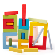 Dřevěné skládací tvary Bigjigs Toys