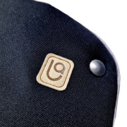 Rukavice na kočár pár černé/šedé Little Angel