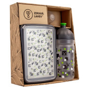 Zdravá sáča Svačinový set Pixel head