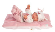 New Born holčička 26312 Llorens - realistická panenka miminko - 26 cm