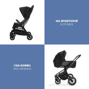 Pláštěnka na kočárek univerzální exclusive Black Zopa