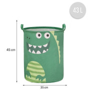 Koš na hračky, bavlna 43 L