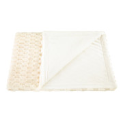 Deka dvojitá bublinky Mazlík 70 x 100 cm Outlast® - Smetanová/bílá káva