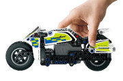 Stavebnice policejní motorka na zpětné natažení 193 dílků iM.Master