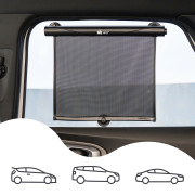 Sluneční clona roleta, 2 ks, černá Sipo