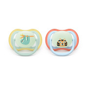 Šidítko Ultra air noční 0-6 m chlapec, 2 ks Philips Avent