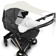 Mušelínová sluneční stříška na kočárek Nature Baby Nellys