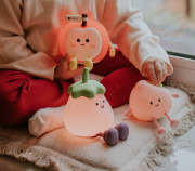 LED silikonová noční lampička - lilek Mary's