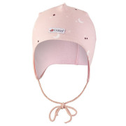 Čepice podšitá zavazovací BIO Outlast® Sv. růžová hvězdičky/růžová