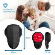 Bezpečnostní zámek na dvířka trouby, odolný proti teplu 1 ks Sipo