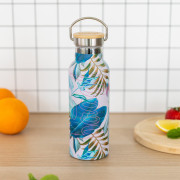 Termoláhev s bambusovým víčkem 500 ml Baagl