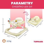 Lexi chodítko 2 v 1 Topmark
