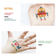 Tetovačky a Nálepky na nehty Pink Jarmelo