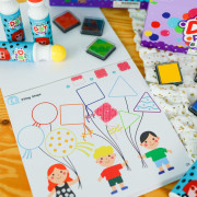 Velká kreativní sada 4 v 1 Barvy v tubě