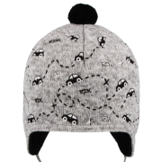 Vázací čepice s bambulí Auta Šedá RDX