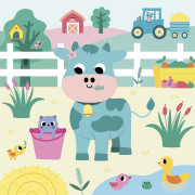 My arts&crafts Mini Sametové omalovánky Farma od 18 měsíců Janod