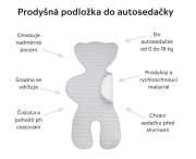 Prodyšná podložka proti pocení do autosedačky Sleepee