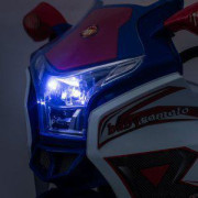 Dětská elektrická motorka Baby Mix Racer bílá