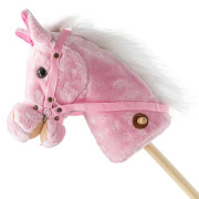 Hobby Horse se zvukem a kolečky Rosie Baby Mix pink