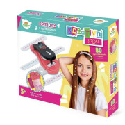 Třpytivé kamínky nejen do vlasů s aplikátorem plast 6 x 12 cm s doplňky