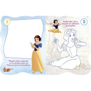 Nejkrásnější vánoční omalovánky se samolepkami Disney Princezny