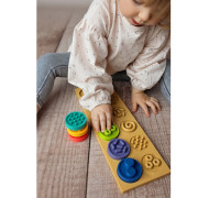 Puzzle senzorická kolečka XL, pastelová