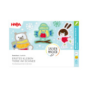 Kreativní sada První nalepování zvířátka ve sněhu Haba