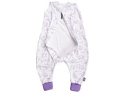 Letní spací pytel bambus kočka fialové nohavice Kaarsgaren